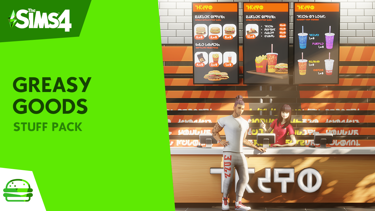 Mod The Sims - The Sims 4 Greasy Goods - Custom Stuff Pack