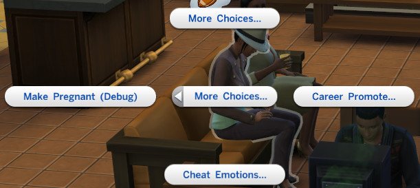 Sims 4: Enable Advanced Debug/Cheat Interactions Mod