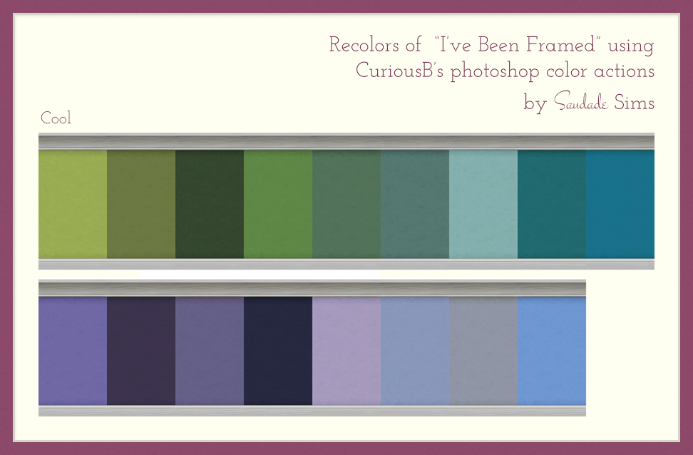 Mod The Sims Lots Of Recolors I Ve Been Framed Wall - How To Paint Walls In Sims 4