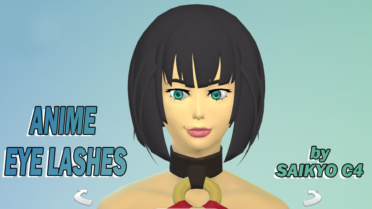 Mod The Sims - Anime Eye Lashes