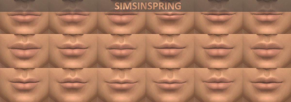 Sims 4 lip preset pack the book best lips cc mods for sims 4 the ulti...