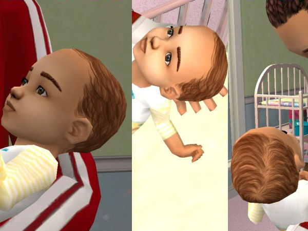 sims 3 cc toddler hair not showing up