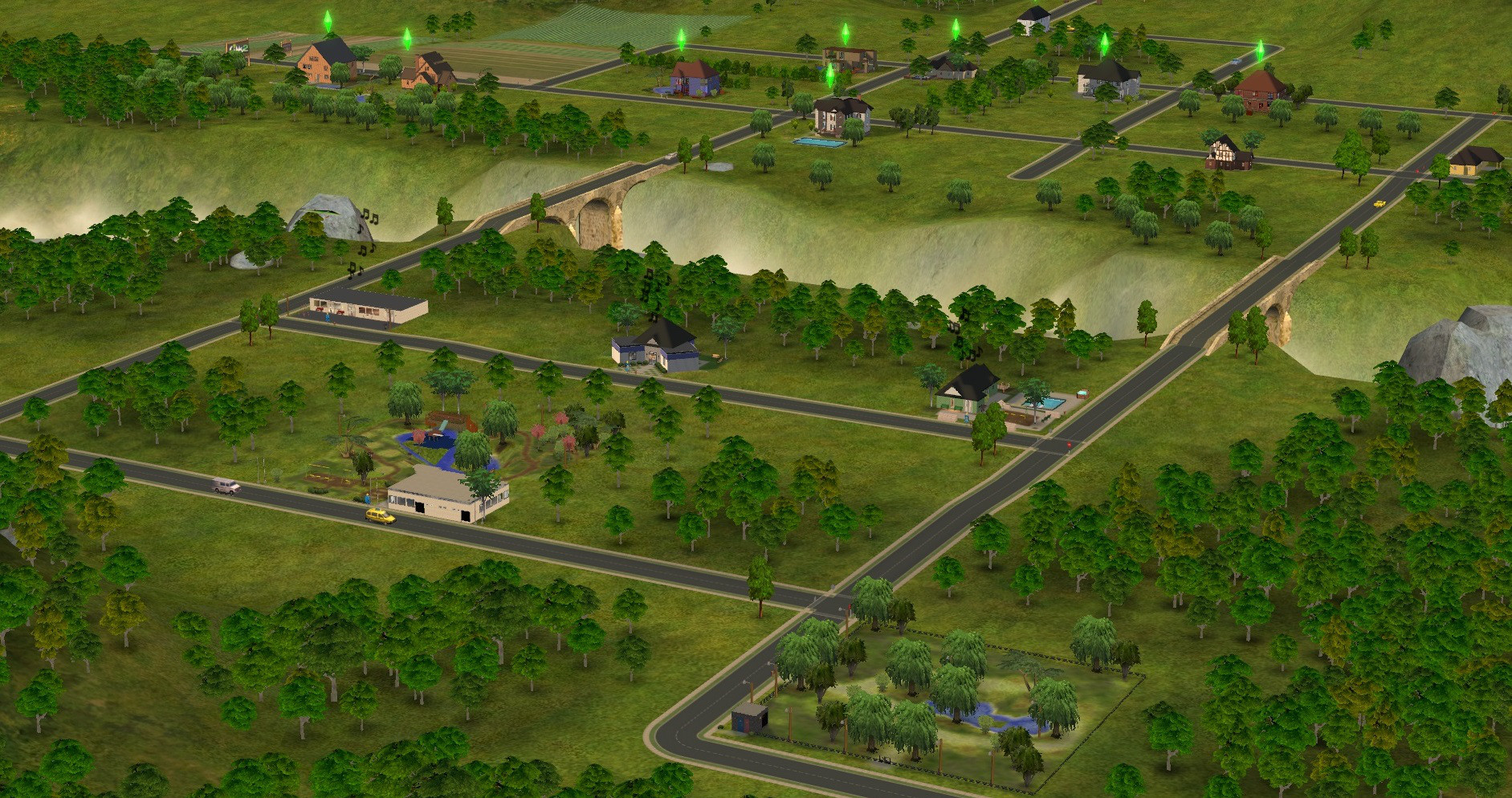Meadow Creek - An Inhabited Base Game/ No CC Neighborhood *Updated