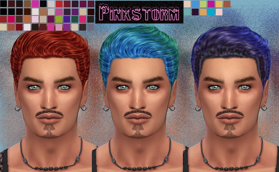Mod The Sims - 59 Re-colors of Cazy c119 Nicholas ym Hair (MESH NOT ...