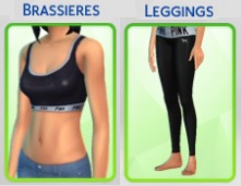 Pink Simlish Yoga Pants v2 - The Sims 4 Catalog