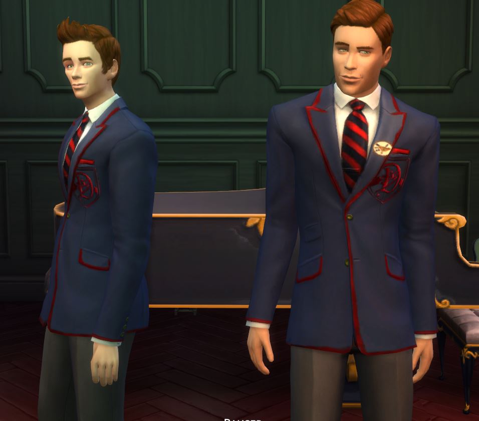 Mod The Sims - Glee's Dalton Academy uniform blazers