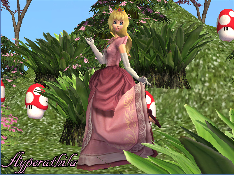princess peach dress sims 4 Sims 4 Mod Showcase: Princess Peach Gameplay