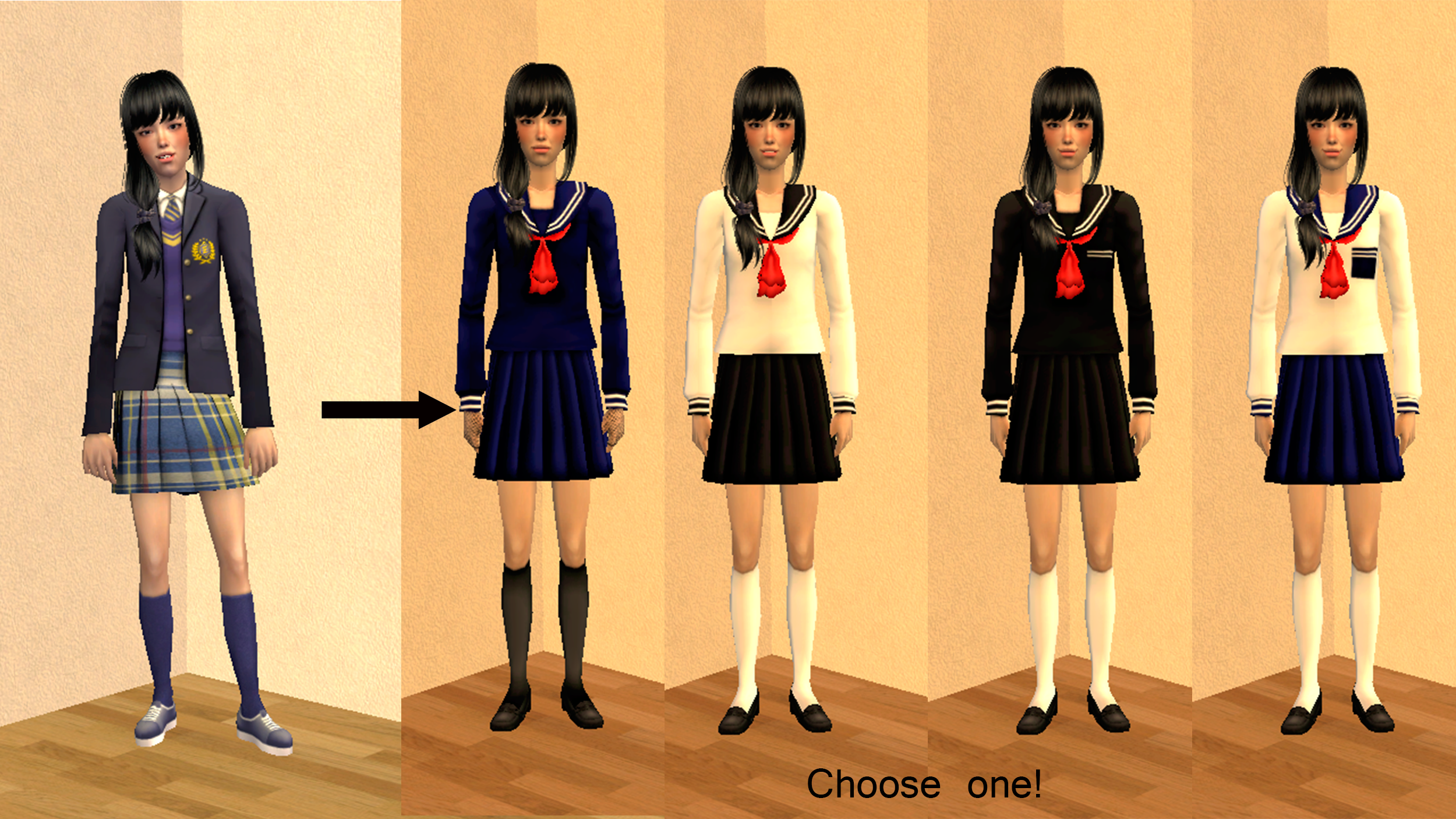SIMS 4 японская Школьная форма. SIMS 4 Sailor uniform. Японская Школьная форма симс 4.