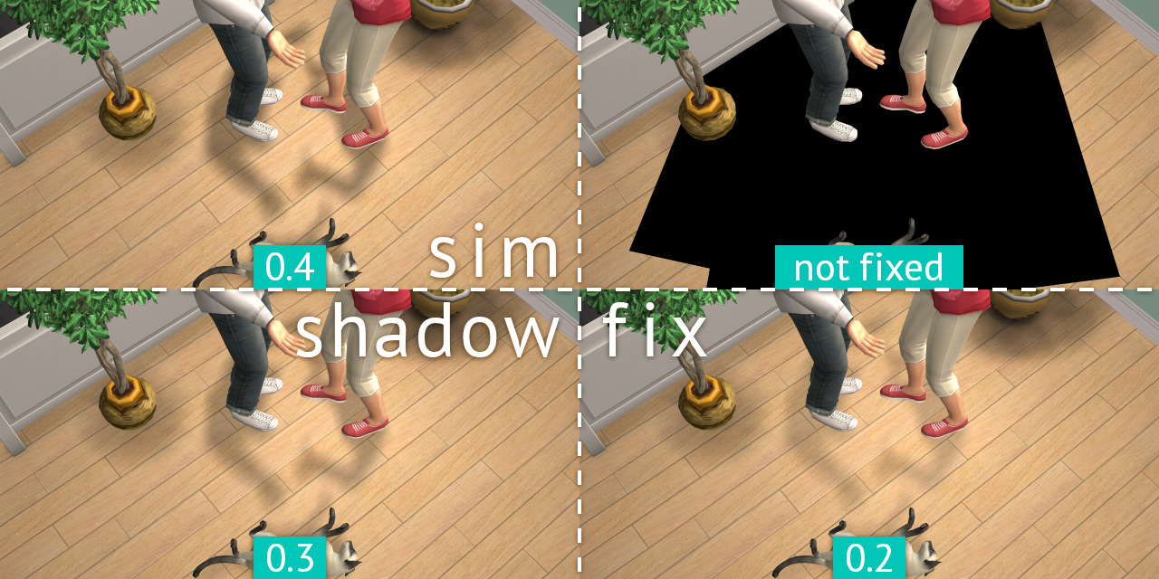 2. Sims 2 Mod: Blue Hair Glitch Fix - wide 2