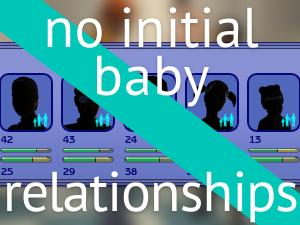 No Initial Baby Relationships