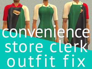 Convenience Store Clerk Outfit Fix