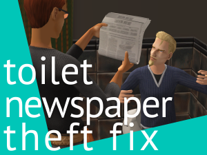 Toilet Newspaper Theft Fix