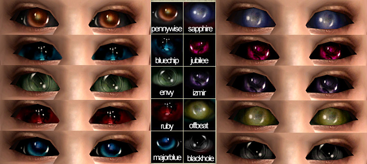 Mod The Sims - Default Replacements Alien Eyes with Gelydh's Space ...