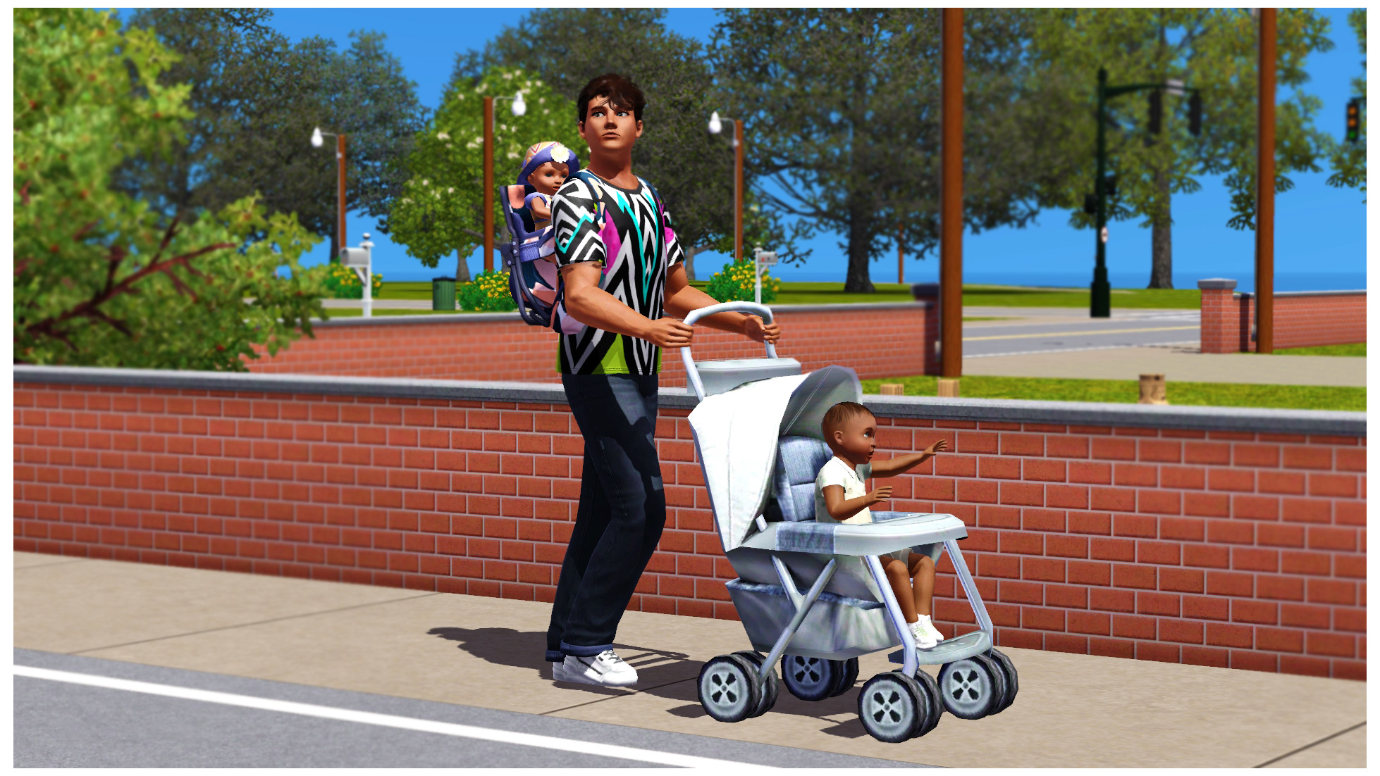 Mod The Sims - Functional Baby Carrier