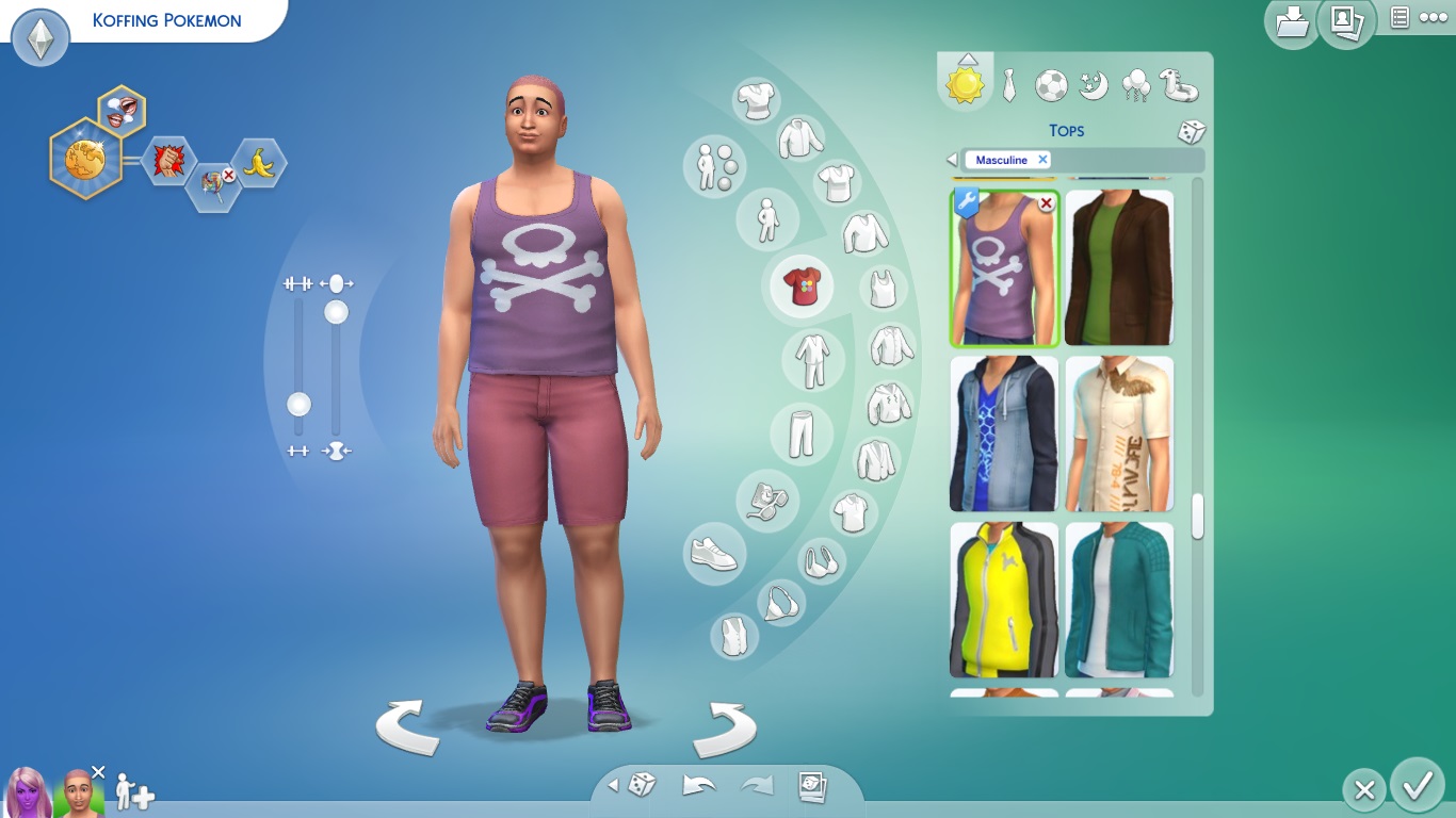 Mod The Sims - Koffing and Weezing Vest Design