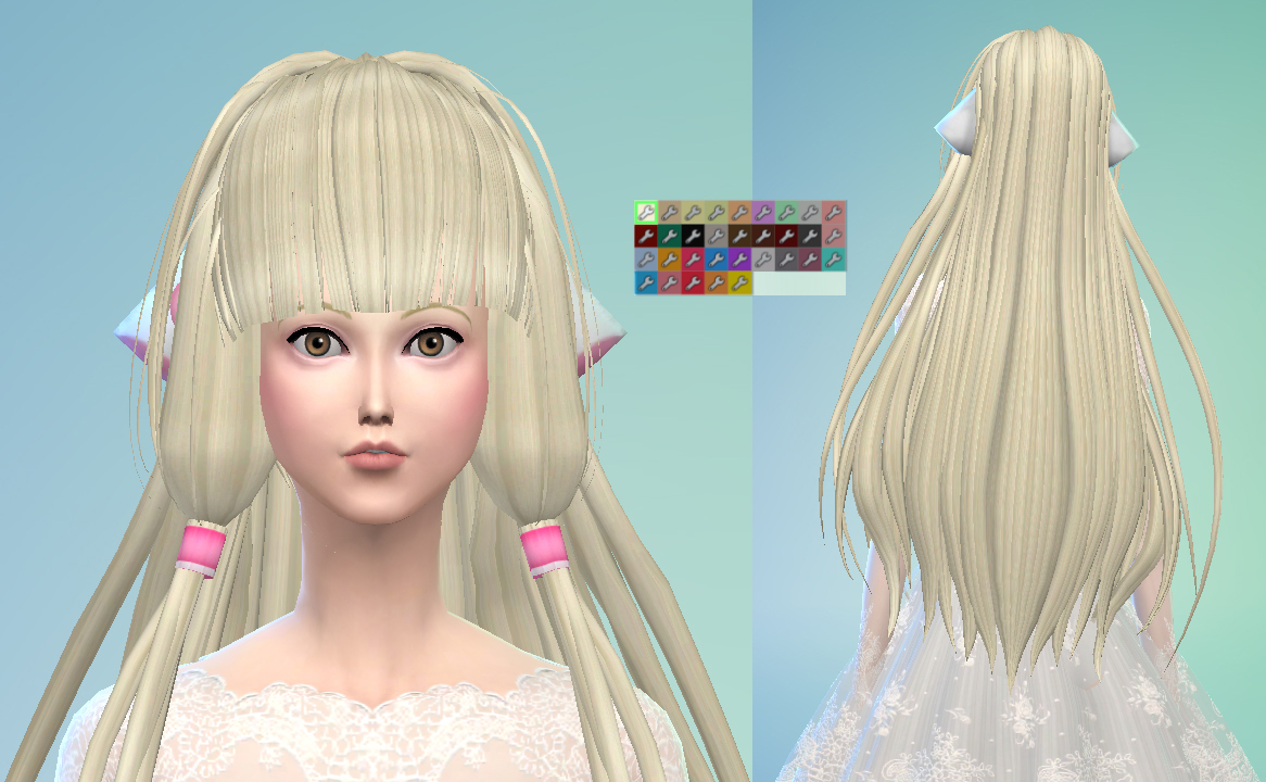 Mod The Sims - Chii from Chobits Hair - Maxis Match