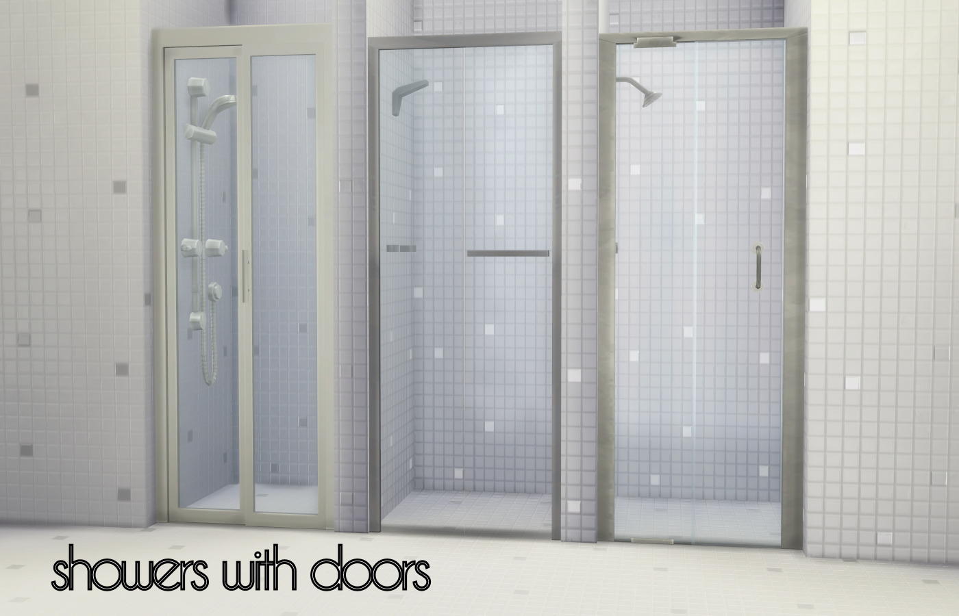Mod The Sims Build A Shower Kit