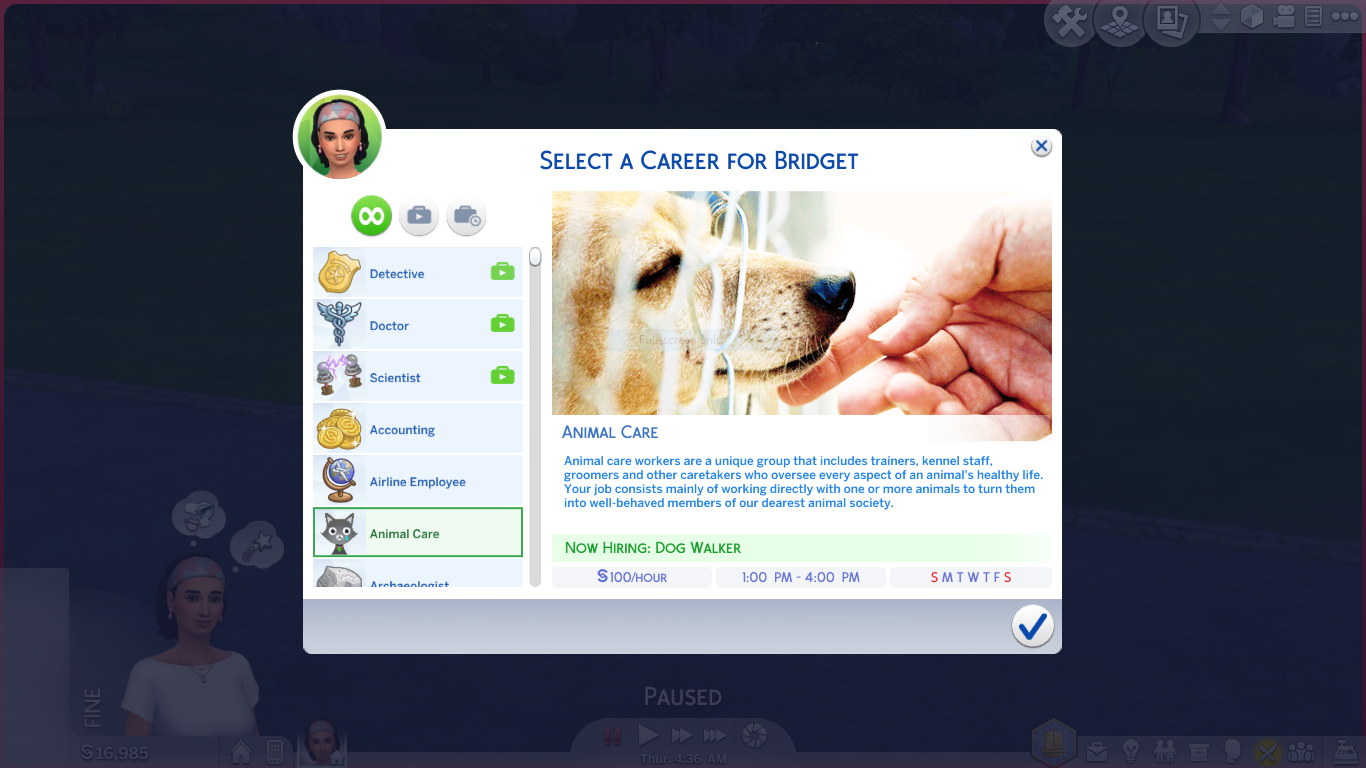 Mod The Sims - Animal Care Career