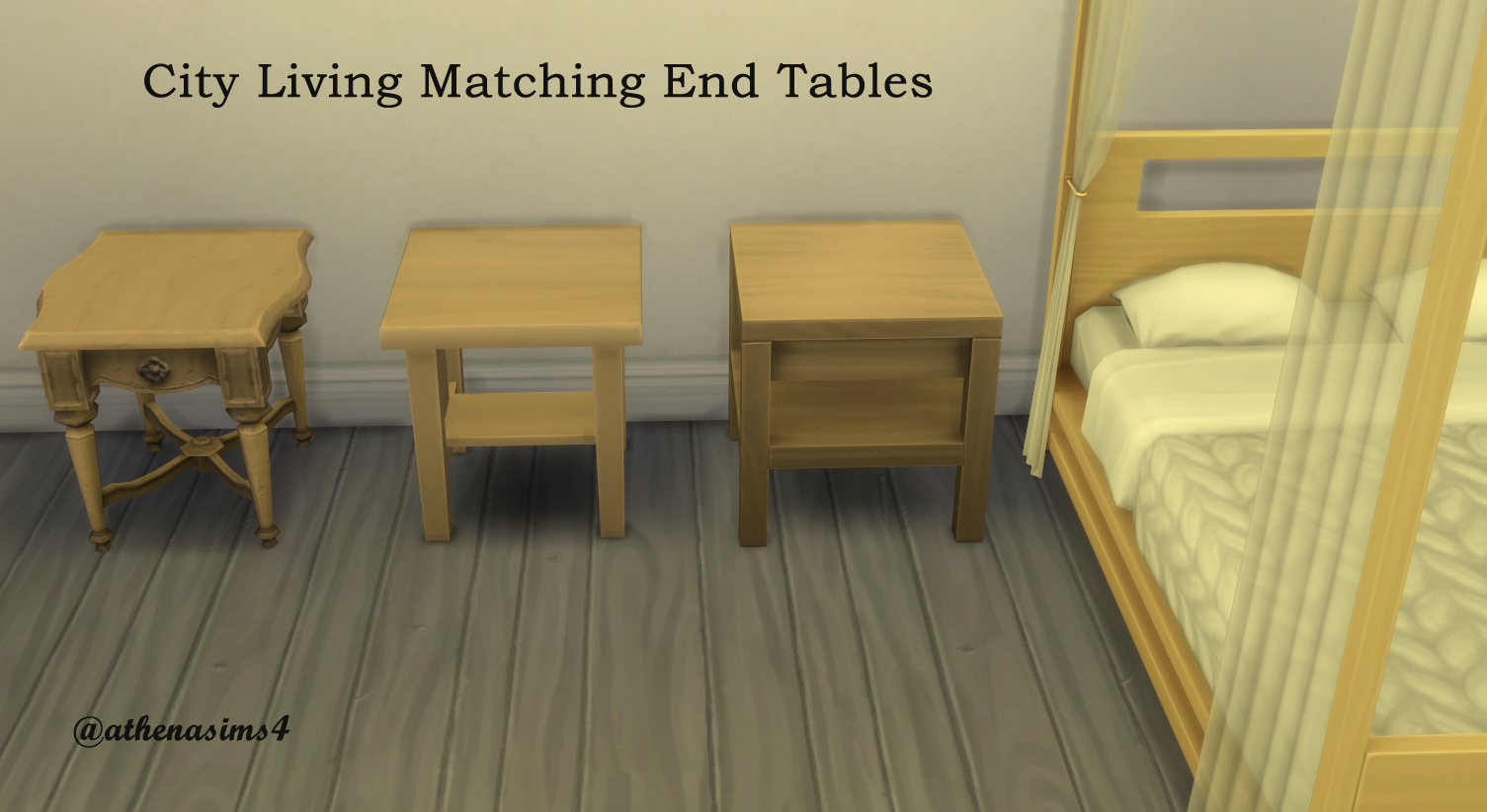 Mod The Sims - Cobra Cobana Matching End Tables (Base Game)